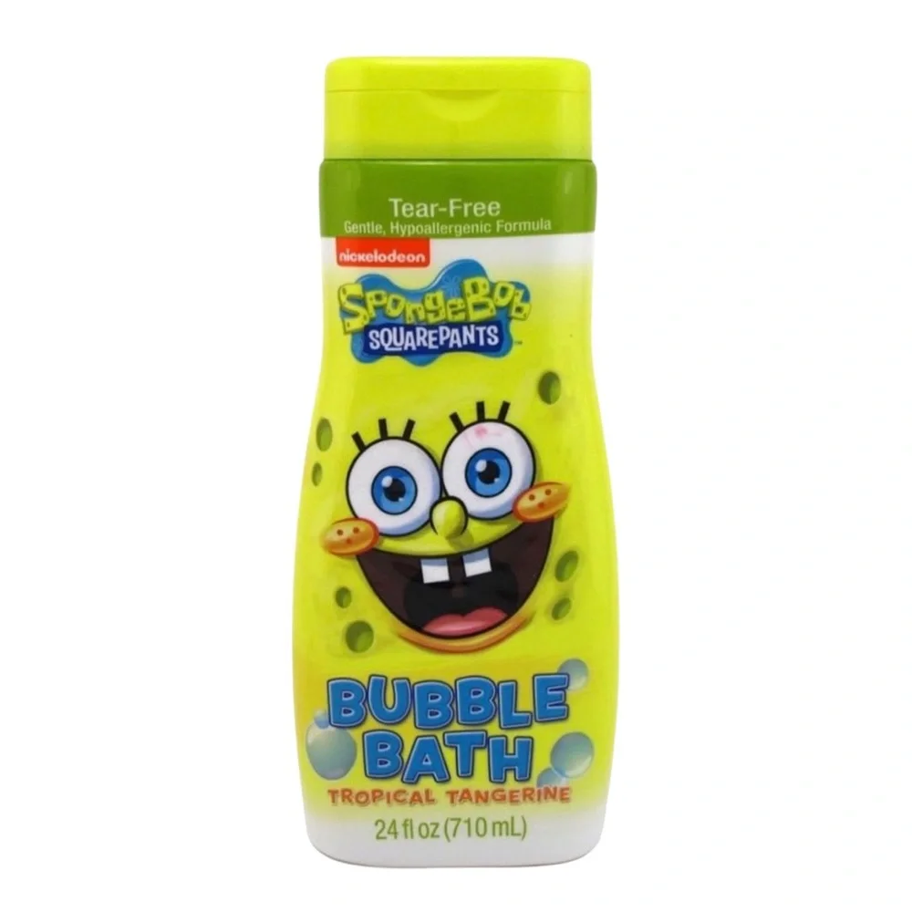 Nickelodeon Kids SpongeBob SquarePants Tropical Tangerine Bubble Bath NEW HTF